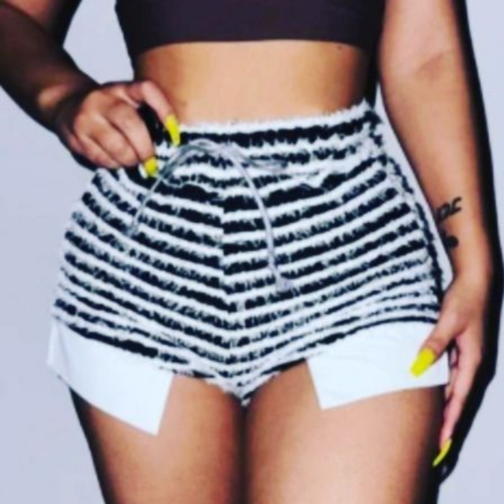 Black & White Shorts
